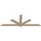 Ekena Millwork Kennewick Smooth Timber Gable Bracket, Douglas Fir, 96"W x 36"H x 1 1/2"D x 5 1/2"F, 9/12 Pitch GBW096X36X0206KEN00SDF - alternate 3